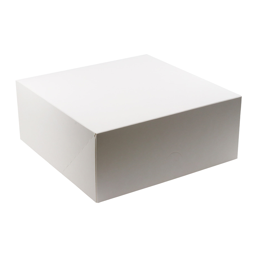 POJEMNIK KARTONOWY 300x300x125 CIASTO BIAŁY